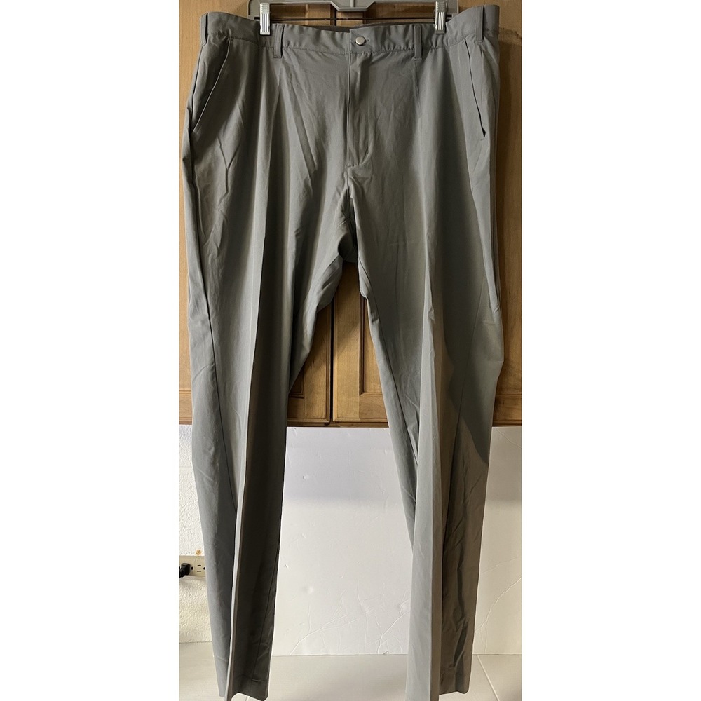 TGW Golf Pants Mens 42x32 Grey Excellent Performance Flat‎ Front Trousers